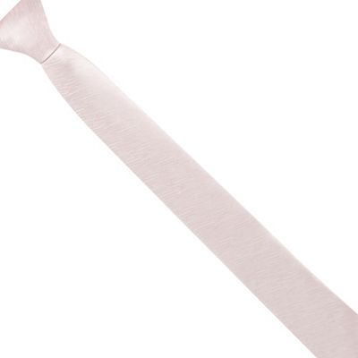 Boys' pink slim tie